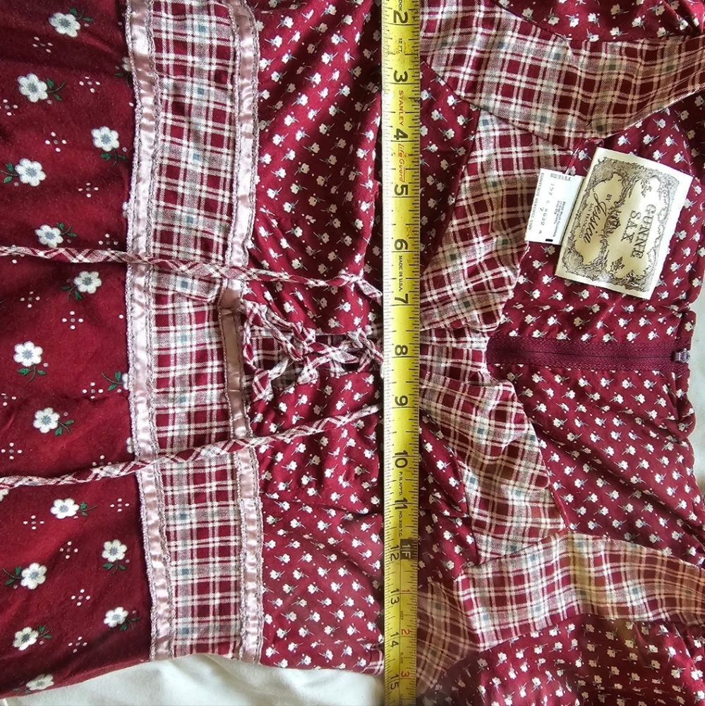 Rare Red Gunne Sax Dress - Picture 6 of 6